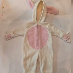 Adorable Pink and Cream Bunny Onesie